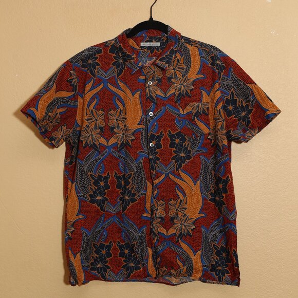Daniele Alessandrini Tessuto Fabric Hawaiian Button Up (17/43) - Picture 1 of 14